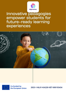 Innovatieve pedagogiek in Education 4.0 — Digitrainer 4.0, met EU-cofinancieringslogo en projectnummer