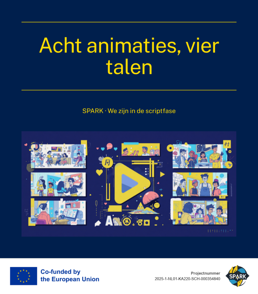 SPARK — acht animaties in vier talen